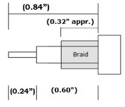 CRN-1691QC Stripping Dimensions